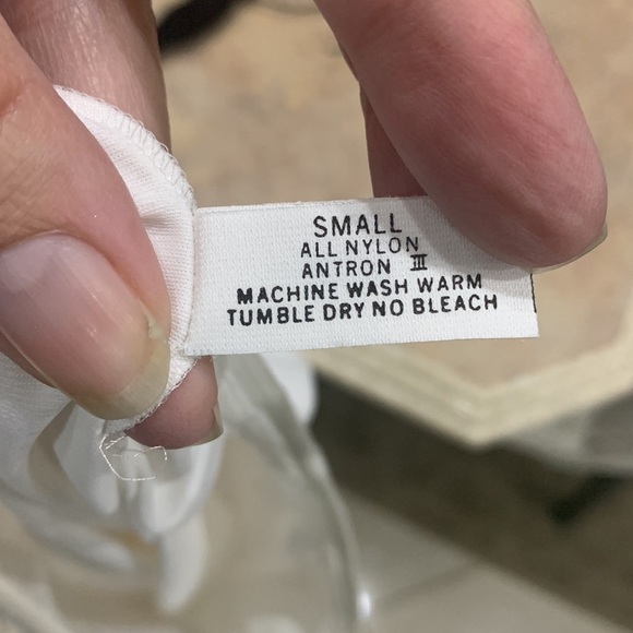 Shadowline long maxi white slip size small - Picture 4 of 6